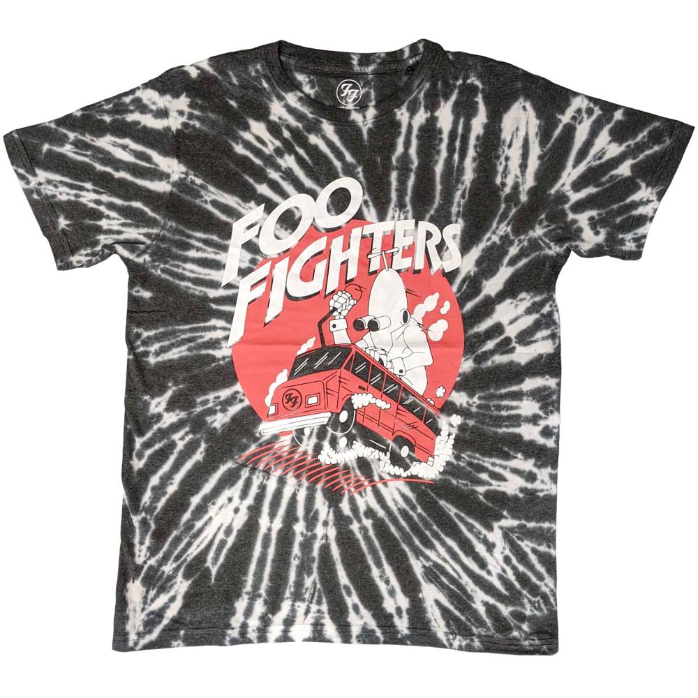 Foo Fighters - Speeding Bus Heren Tshirt - Zwart